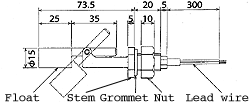 塑料浮球液位开关（水位开关/液位传感器）MFS9-N2-2